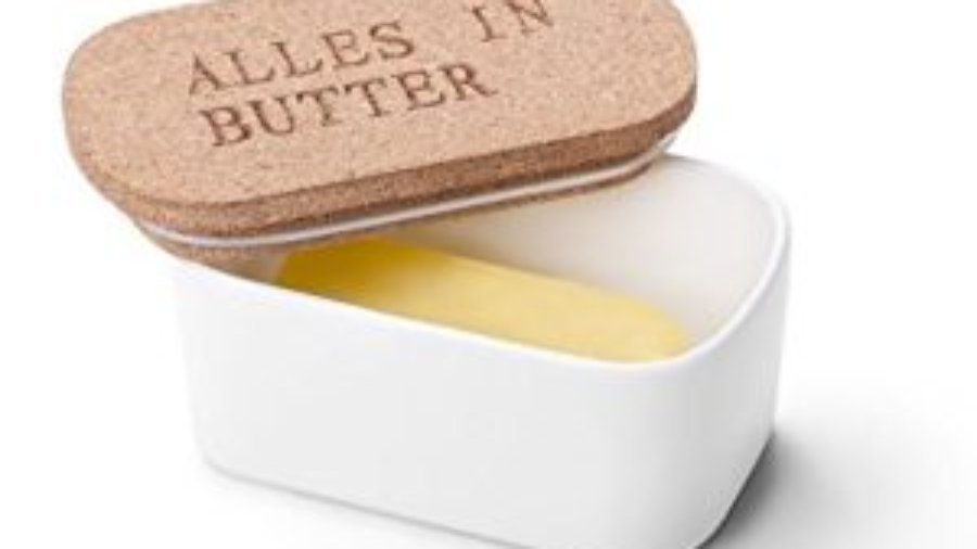 sweese butter dish, porcelain butter dish, large butter dish